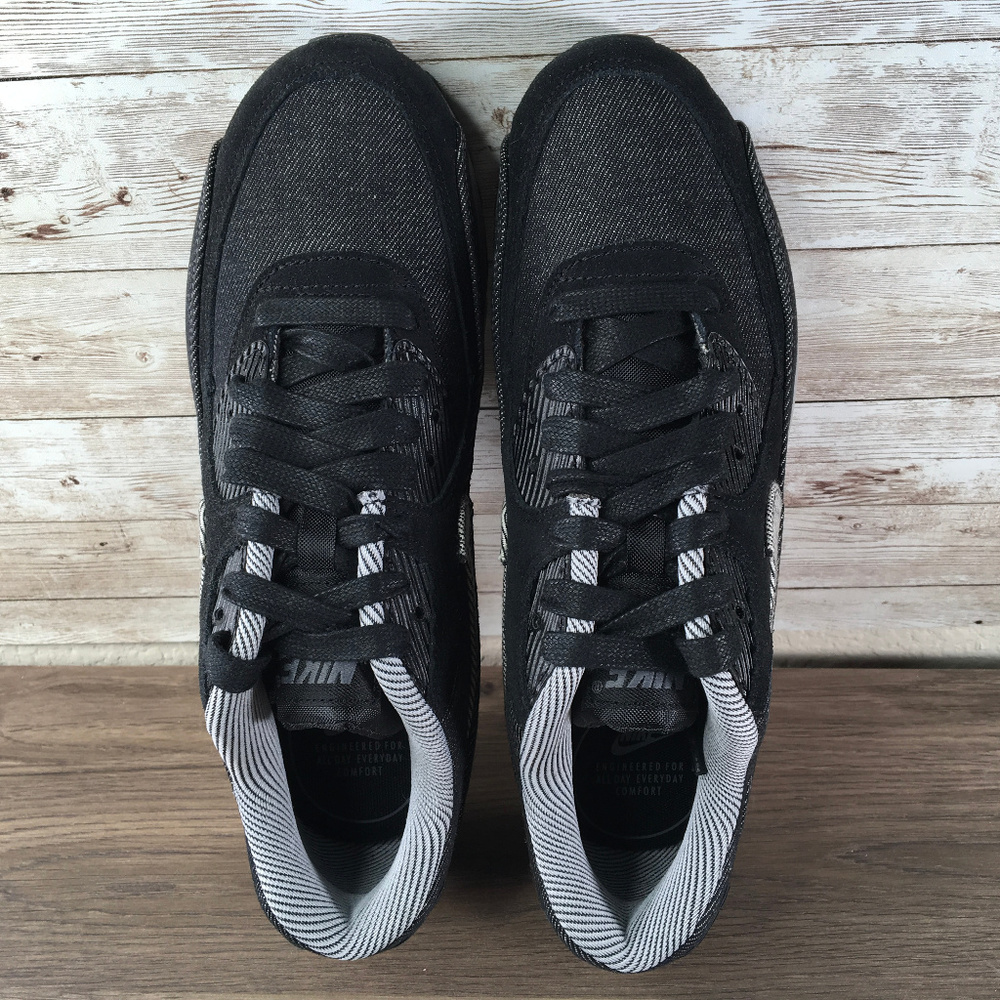 Nike Air Max 90 SE Womens Denim Black Grey NWT - Picture 5 of 7
